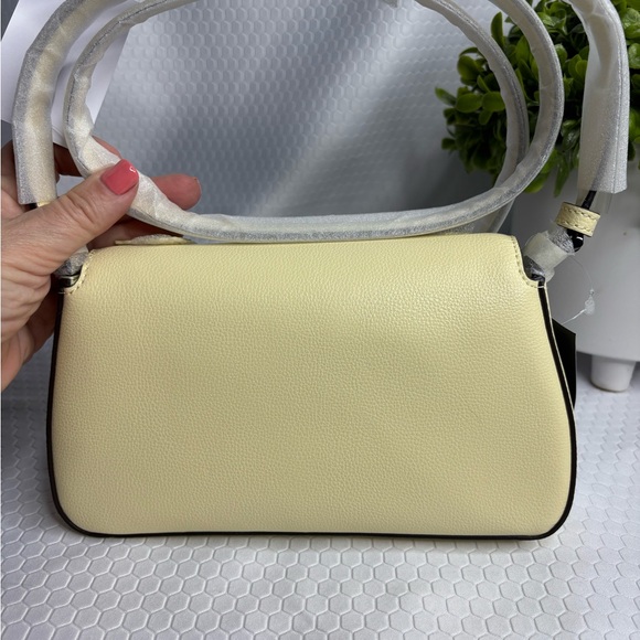 Kate Spade Yellow Floral Appliqué Leather Crossbody NWT - Picture 7 of 10
